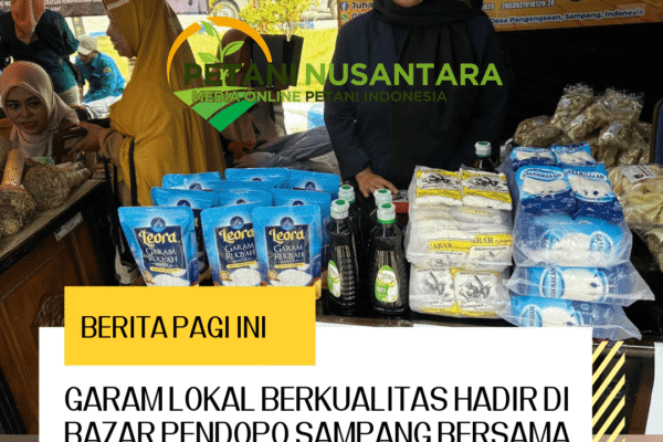 Garam Lokal Berkualitas Hadir di Bazar Pendopo Sampang Bersama CV. Media Utama Group