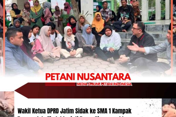 Wakil Ketua DPRD Jatim Sidak ke SMA 1 Kampak Trenggalek, Tindaklanjuti Demo Siswa soal Iuran