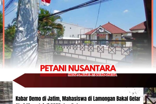 Kabar Demo di Jatim, Mahasiswa di Lamongan Bakal Gelar Aksi Siang Ini di DPRD dan Polres