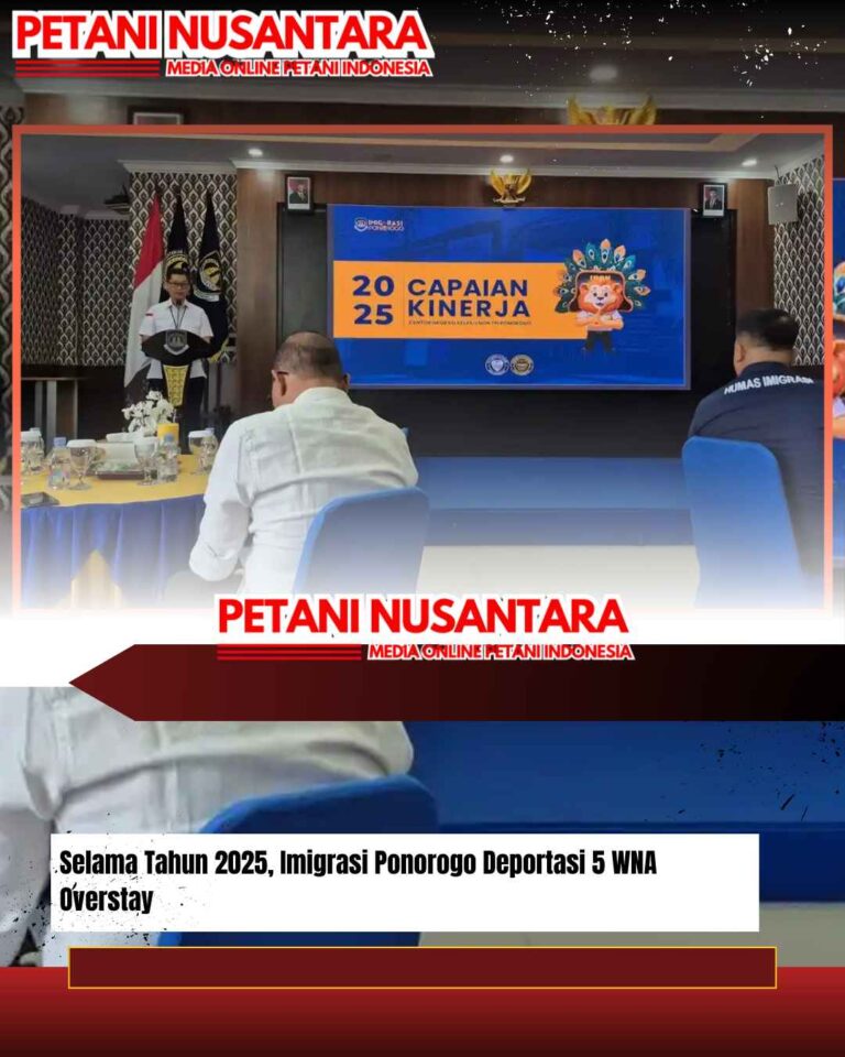 Selama Tahun 2025, Imigrasi Ponorogo Deportasi 5 WNA Overstay
