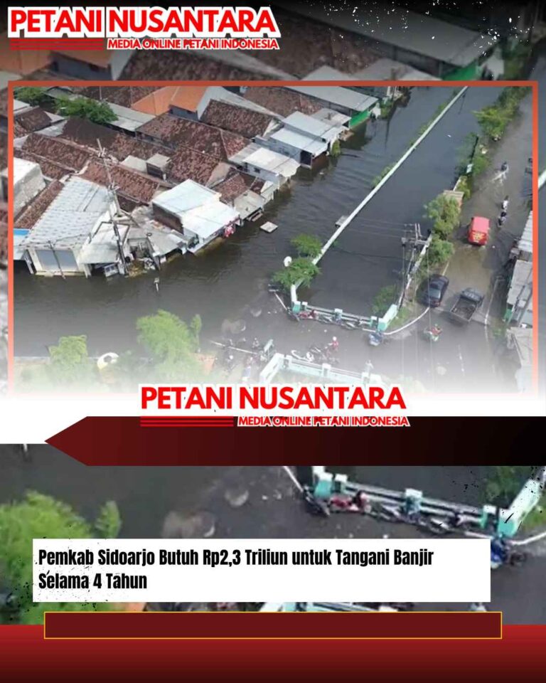 Pemkab Sidoarjo Butuh Rp2,3 Triliun untuk Tangani Banjir Selama 4 Tahun